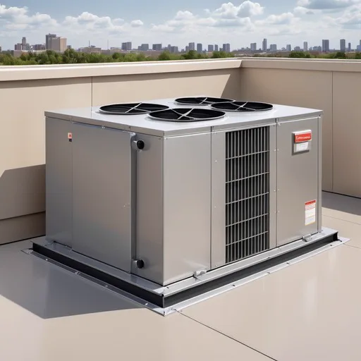 Rooftop commercial heat pump shown in the original HeatCool repair page