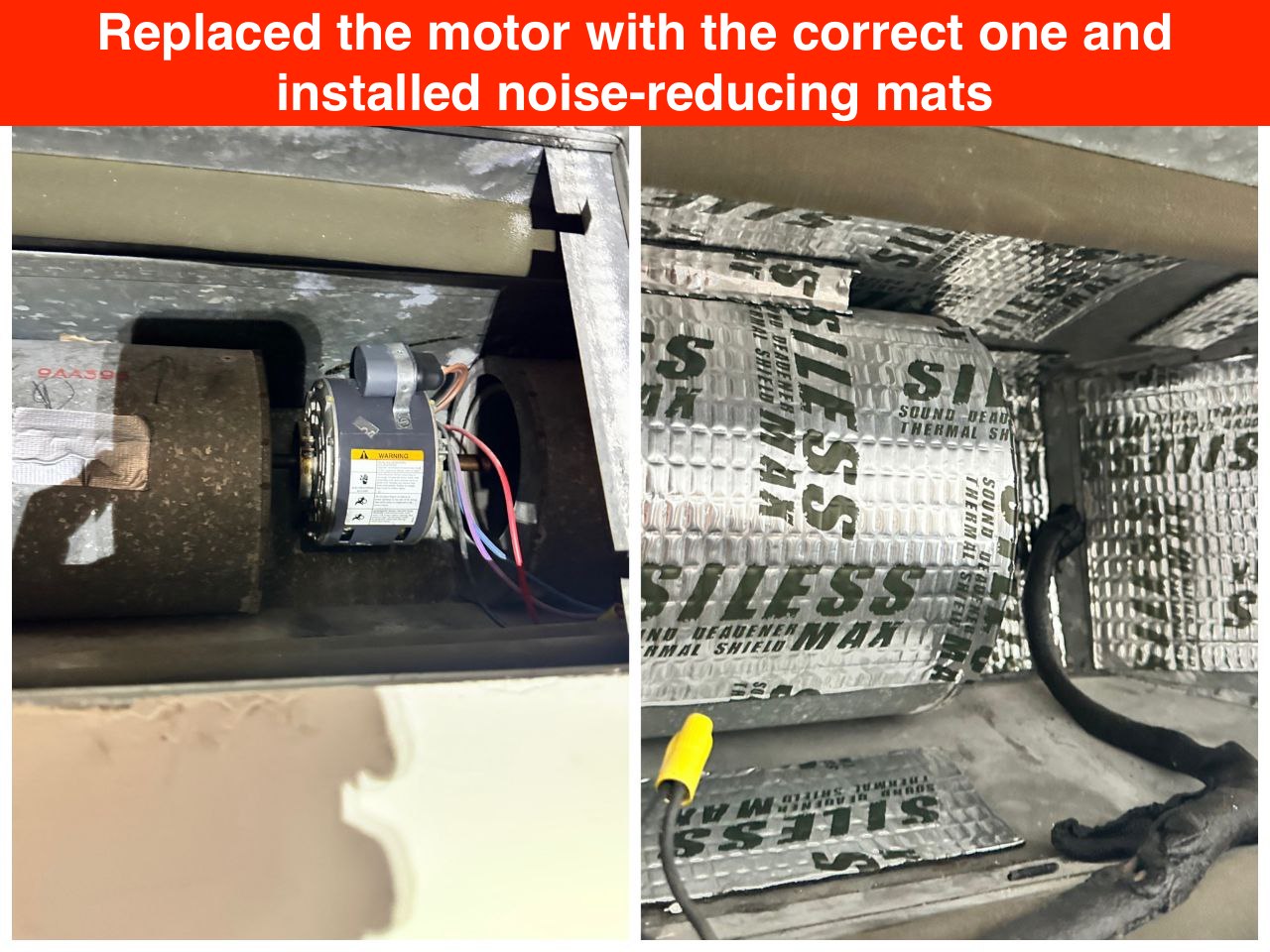 Furnace motor replaced in Palo Alto. The old motor was removed — the unit now runs quietly and smoothly