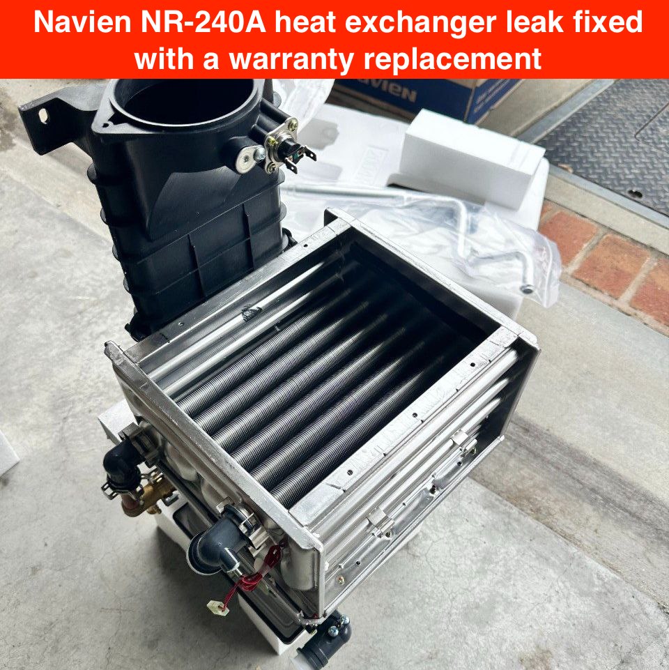 Navien NR-240A Heat Exchanger Replacement in Los Gatos – Fast Warranty Repair