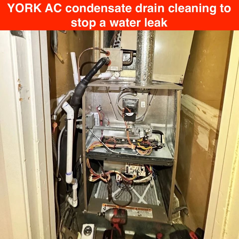YORK AC Repair in Menlo Park, CA — The Hidden Cause of a Water Leak